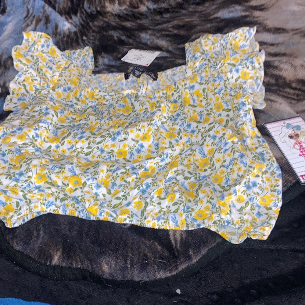 Flower Crop Top